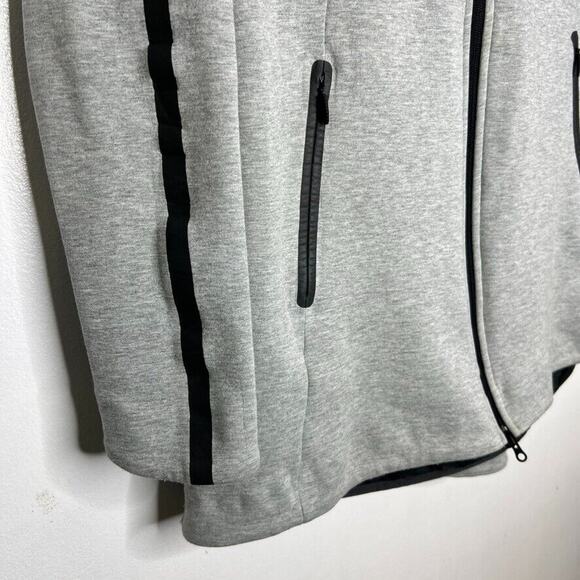 Nike Gray Aeroloft Parka Hooded Lined Full Zip Goose Down Jacket Size M Women's - Picture 4 of 12